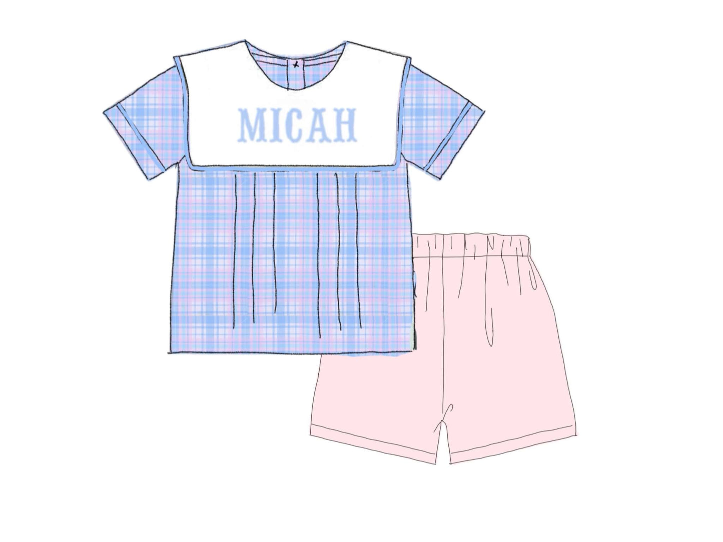 Pre Order 148: Bristol Family- Boys Knit Short Set