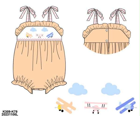 Customer Choice Pre Order 1: Girls Smocked Airplane Bubble