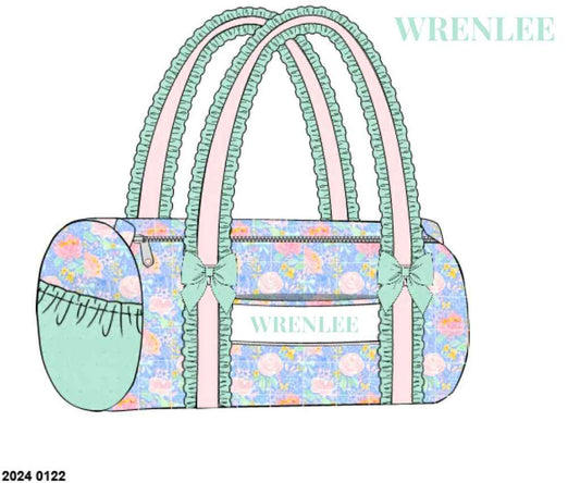 RTS: Ava Floral- Duffle Bag "WRENLEE"