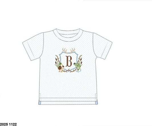 Black Friday Presale: Miscellaneous Matches- Boys Antler, Duck, & Fish Monogram Shirt