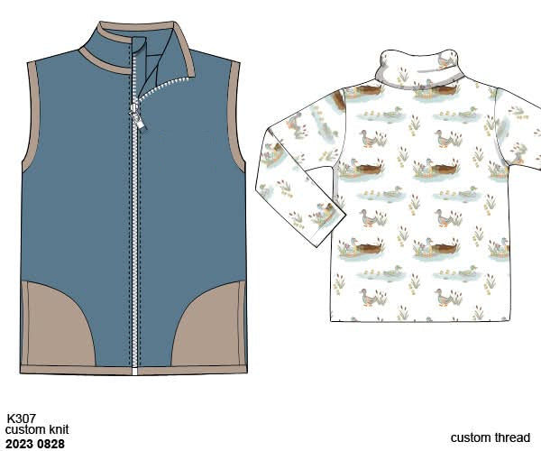 RTS: SS Busy Bees- Boys Knit 2pc Vest Set