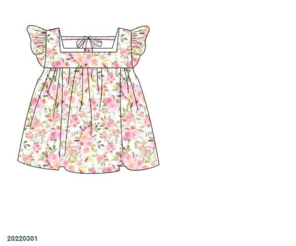 Pre Order 146: Basic Tees- Sadie Floral Knit Shirt
