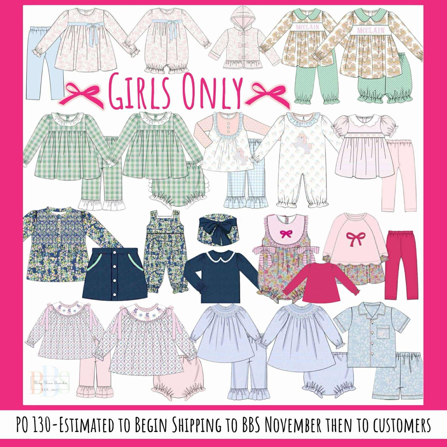 RTS: Girls Only- Minky Unicorn Pant Set