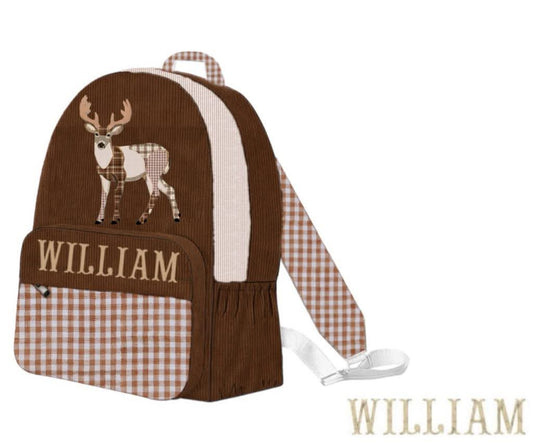 Honey 3: Homestead- Deer: Appliqué Backpack (Toddler Size)