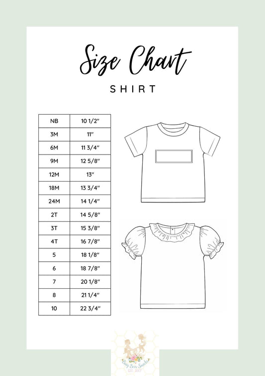 Knit Shirt Size Chart