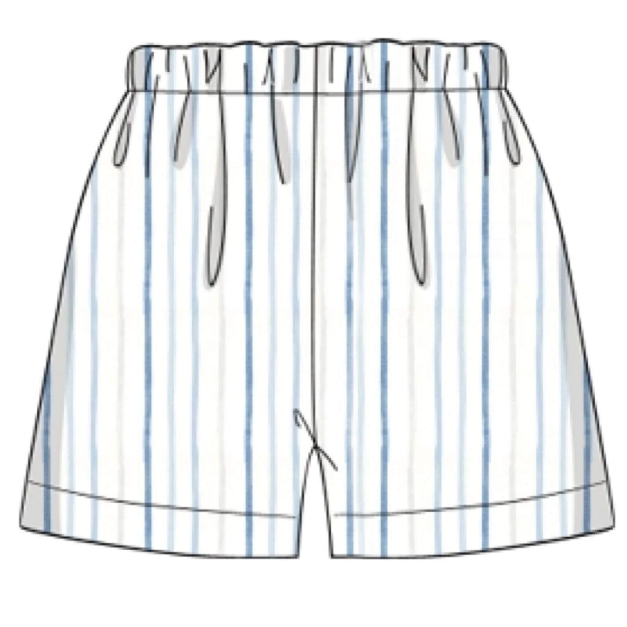 RTS: Boys Blue Crabs Woven Traditional Shorts