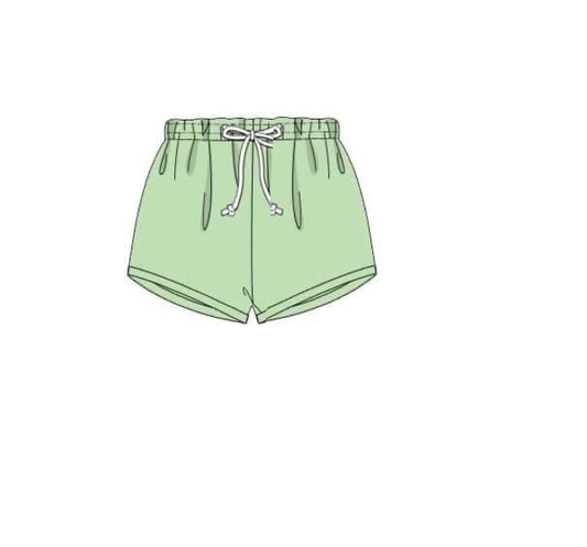 RTS: Smocked Lemonade Collection- Boys Knit Super Shortie Shorts