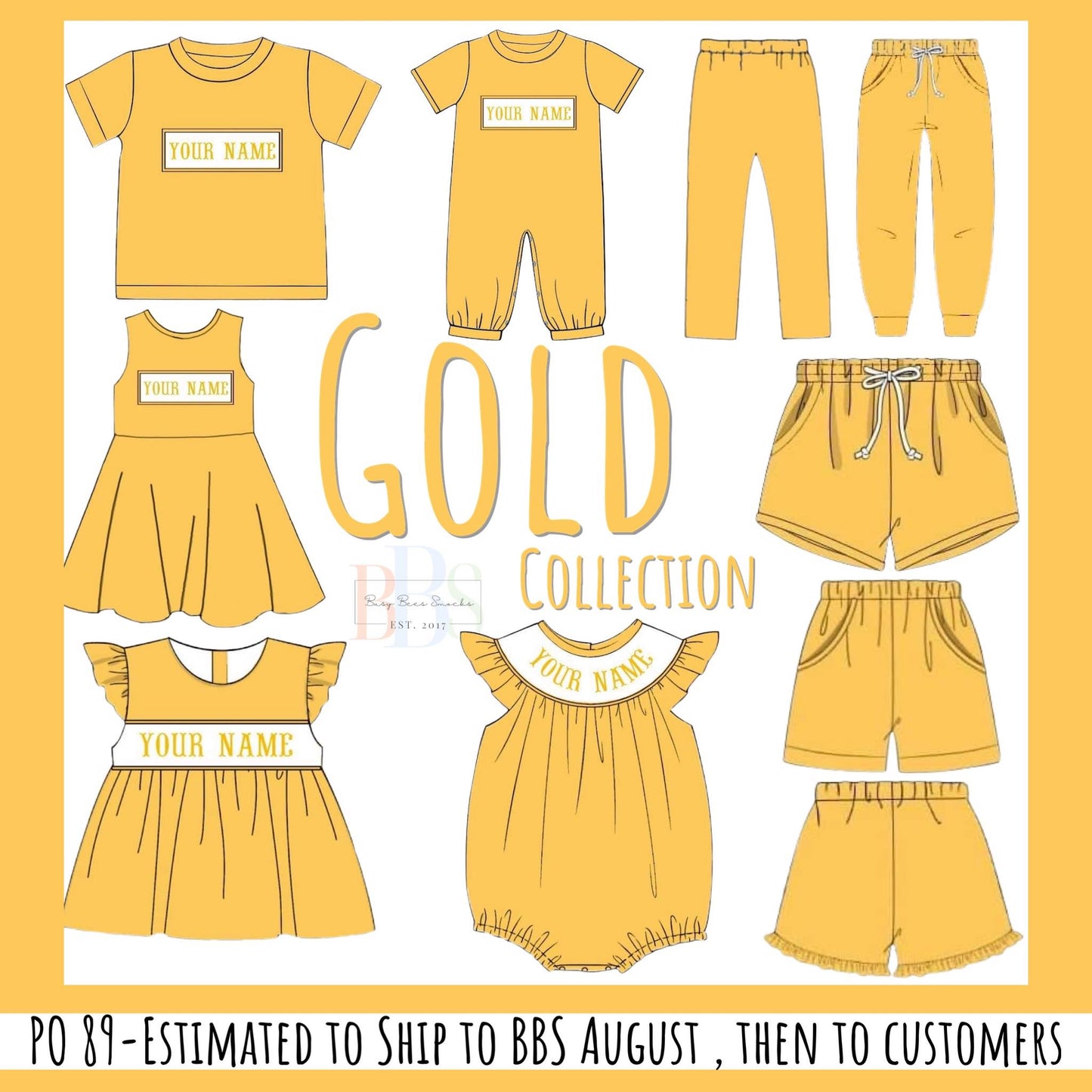 RTS: Gold Collection- Boys Traditional Knit Shorts