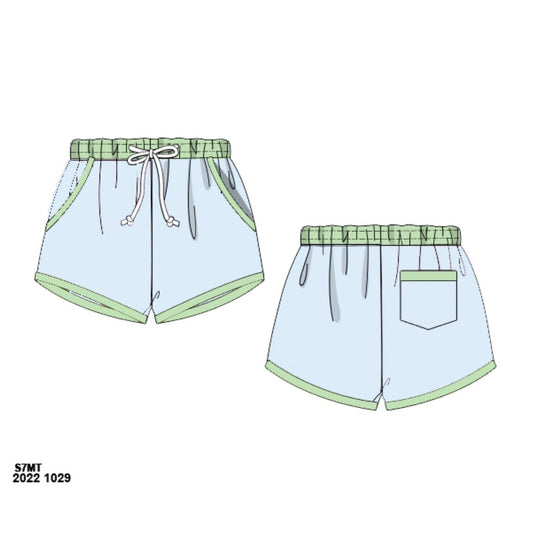 RTS: Summer Jane Floral- Boys Woven Shortie Swim Shorts