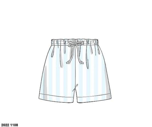 RTS: Pastel Stripes Collection- Boys Woven Swim Shorts