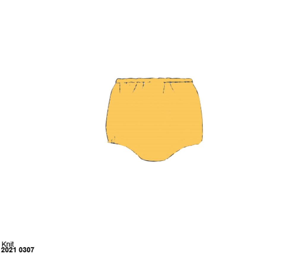 RTS: Boys Gold Knit Diaper Cover
