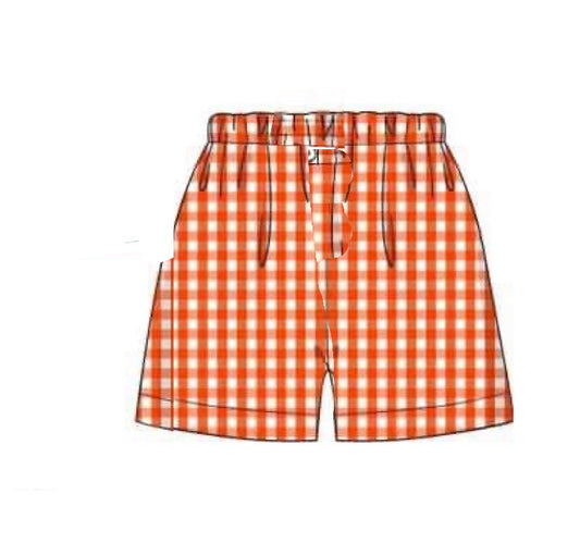 RTS: Katie’s Smocked Fish Collection- Boys Woven Traditional Shorts
