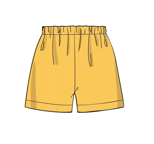 RTS: Boys Gold Knit Shorts