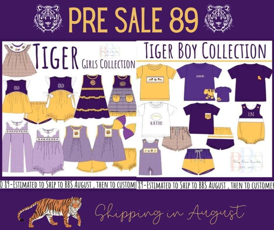 RTS: Tiger Collection- Boys Knit Shorties