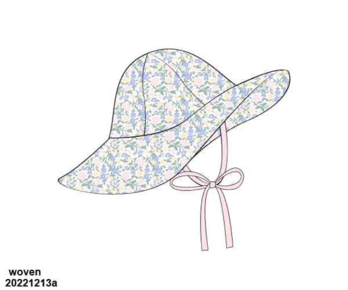 RTS: Girls Only Swim Collection- Clossman Floral- Sunhat