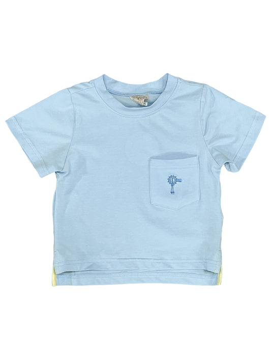 RTS: Anna O’ Lane: Pocket T-Shirt in Light Blue