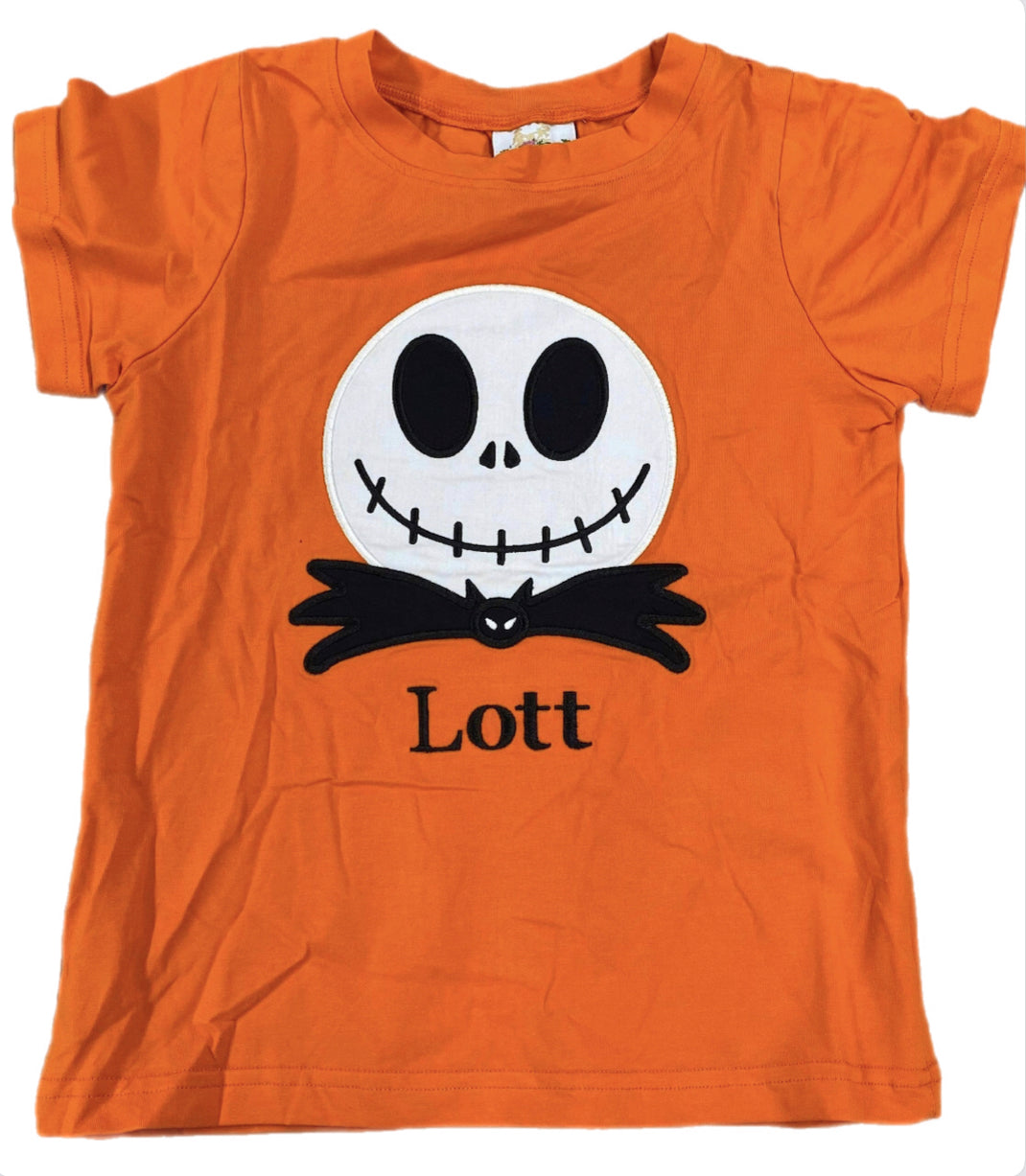RTS: Boys Skeleton Face Shirt “Karter” “Otis” “Lott”