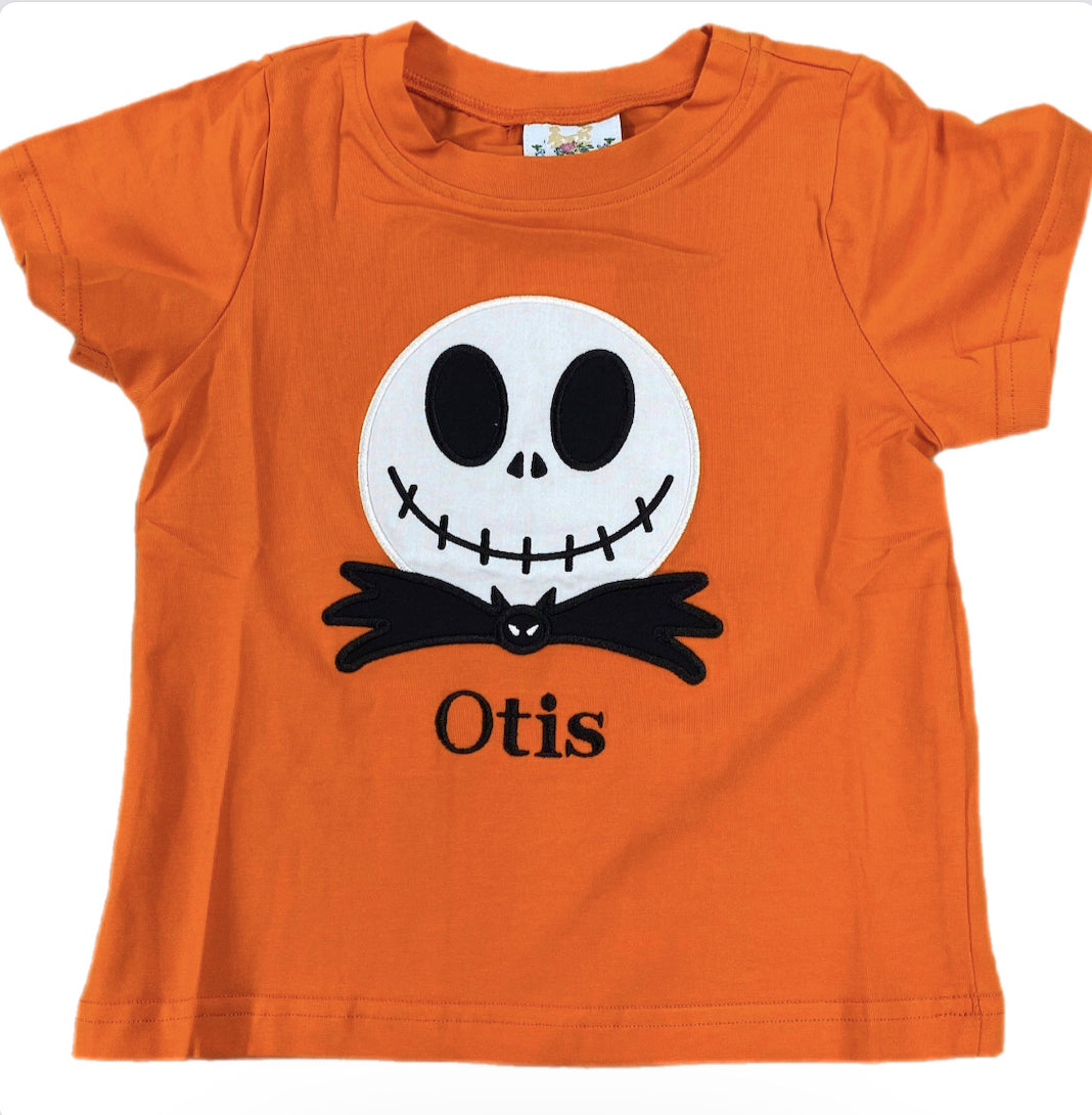 RTS: Boys Skeleton Face Shirt “Karter” “Otis” “Lott”