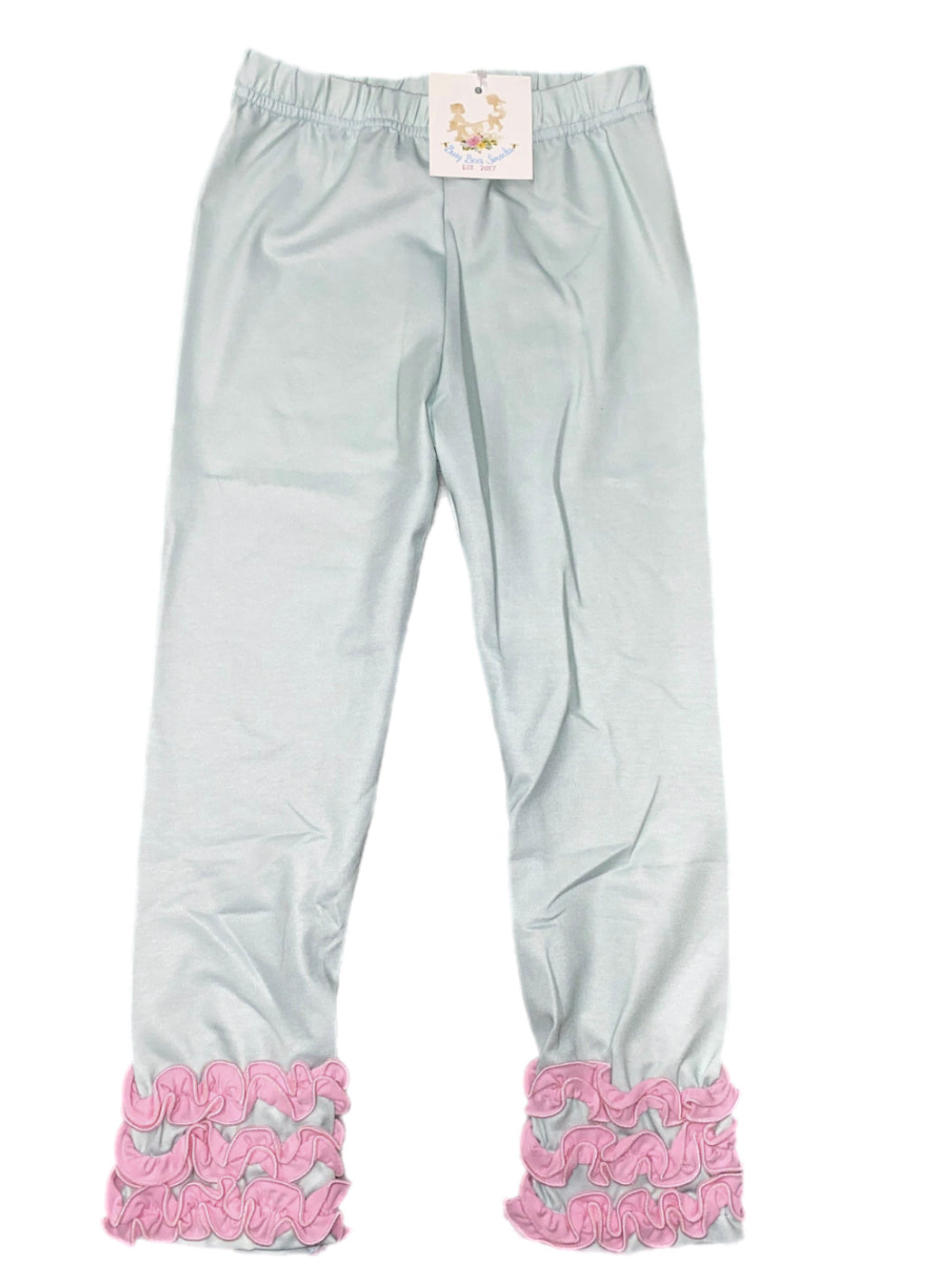 RTS: DEFECT-Girls Icy Mint & Pink Leggings