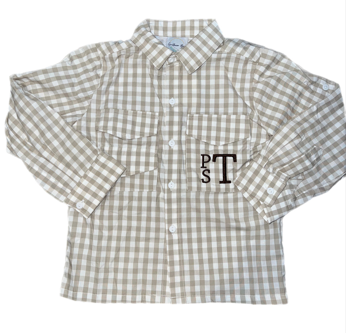 RTS: SBSC- Boys Only Collection- Duck Applique- Boys Woven Shirt “PTS”