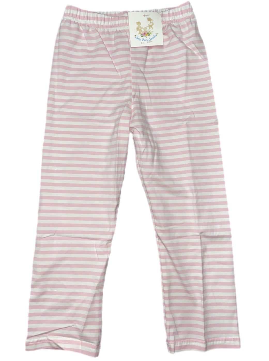 RTS: Boys Pink Stripe Knit Pants